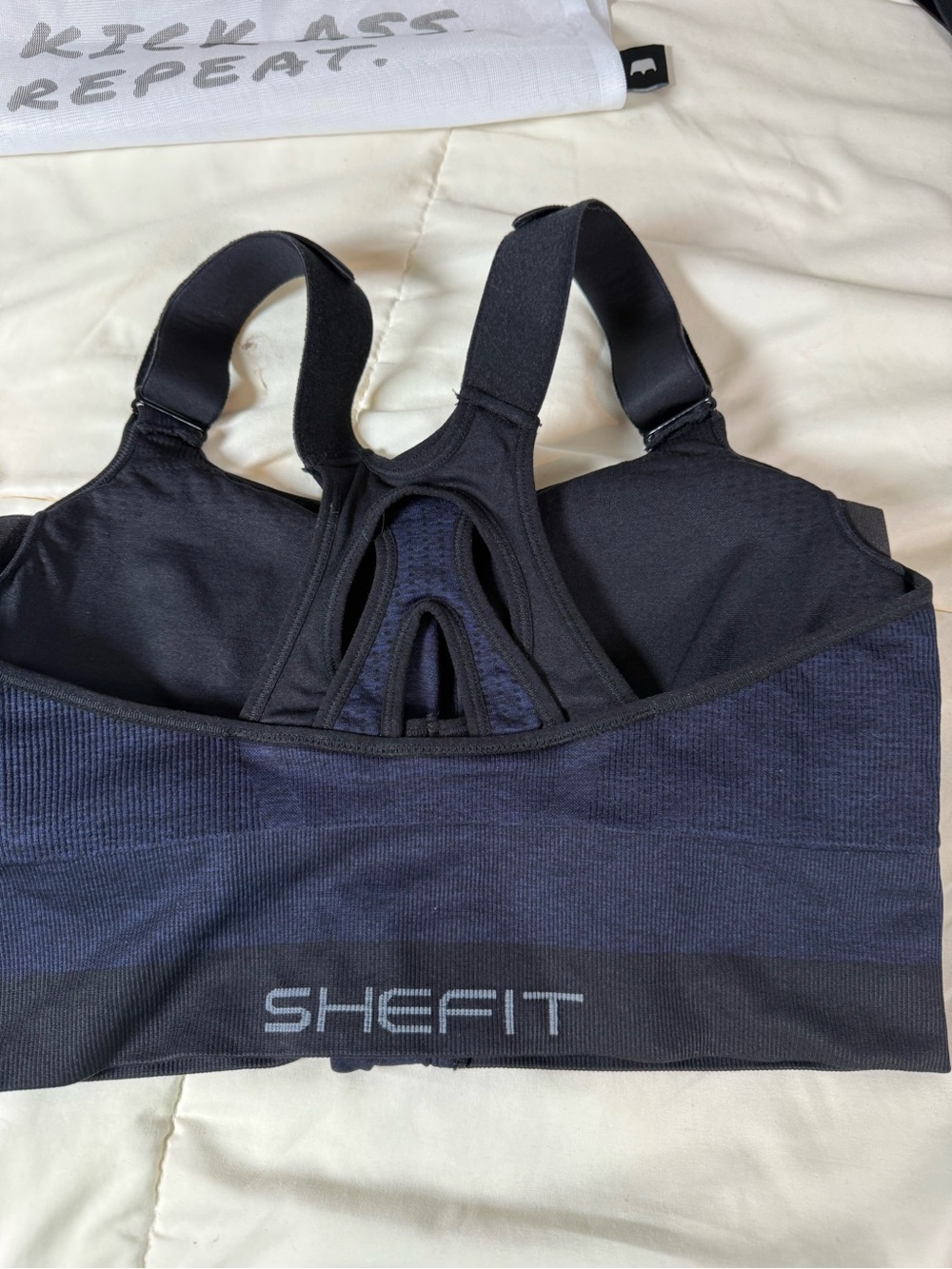 SHEFIT Front-Zip High Impact Support Sports Bra - Picture 4 of 11